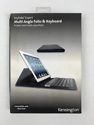 Kensington KeyFolio Expert Multi Angle Folio Keyboard IPad 2 3rd 4th Gen - Black • £18.58