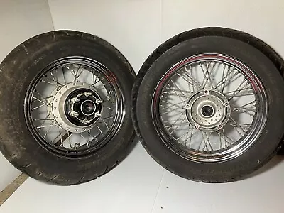 2006 Kawasaki Vulcan 900 Wheel Set (Needs Tires 1 Dry Rotted 1 Nail)  (OEM) • $357.50