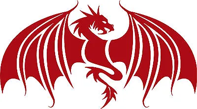 Dragon Wings Mythical Creature Car Truck Window Laptop Vinyl Decal Sticker • $16.94