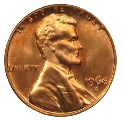 1968 S Lincoln Memorial Cent Uncirculated US Mint • $1.59