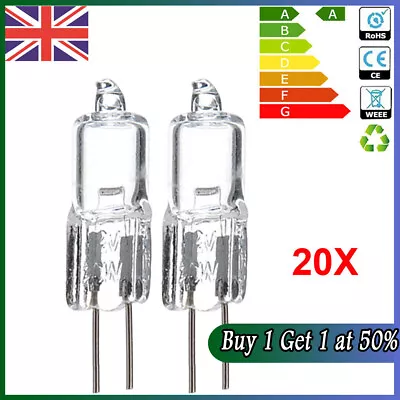 £5.78 • Buy G4 Halogen Capsule Bulbs Light Replace 10W 20W 12 Volt 2 Pin Lamps UK