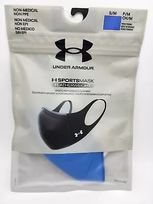UNDER ARMOUR S/M Blue Sports Mask Featherweight IsoChill Unisex LAST MODEL • $13