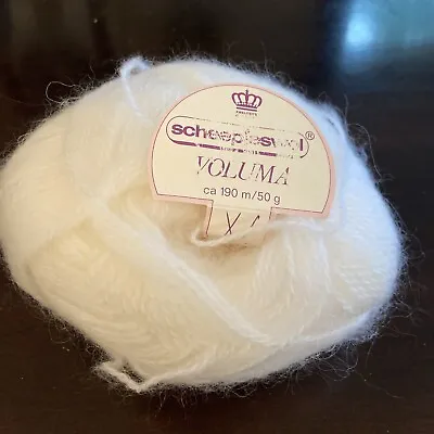 Scheepjeswol Voluma Acrylic/Mohair Yarn - 1 Skein 5312 Holland White • $4.20