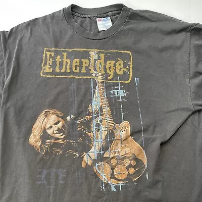 Melissa Etheridge 1995 Concert T Shirt Men Sz XL Black Vintage Single Stitch • $19.49