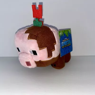 NWT Minecraft Earth Happy Explorer Muddy Pig 6” Plush With Flower Mojang Jinx • $29.99