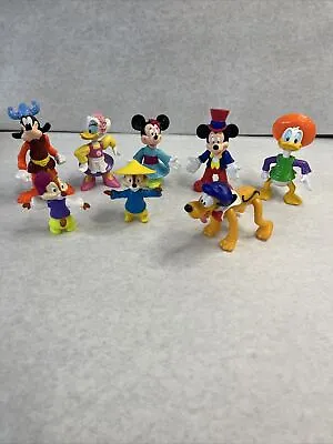 Vintage McDonalds Mickey And Friends Happy Meal Toys Epcot Center 1993 Set Of 8 • $10