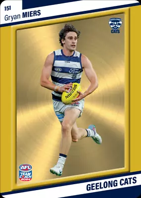 2024 Teamcoach Gold Card Geelong Cats  Gryan Miers # 151 Code Unused • $2.63