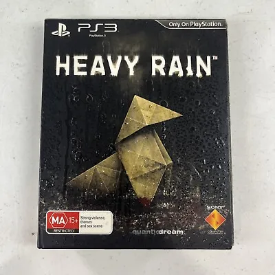 Heavy Rain Special Edition PS3 PlayStation 3 PAL Collector's Slip Case • $34.95