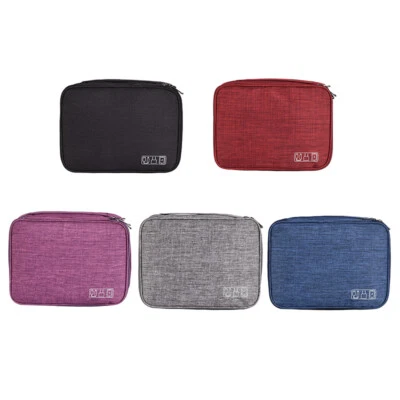 $17.42 • Buy Cable Organizer Bag Travel Electronic Accessories Carrying Case Storage Bag  CR