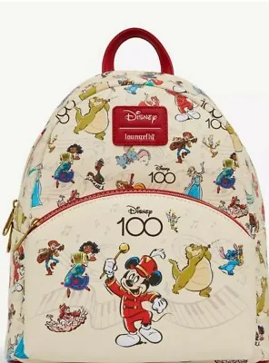 Loungefly Disney100 Mickey Mouse & Band Mini Backpack Bag • $74.99