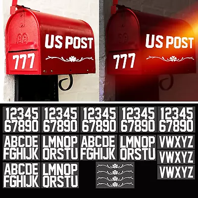 Reflective Mailbox Numbers Stickers For Outside132 Pcs 2  Letter And Number • $19.99