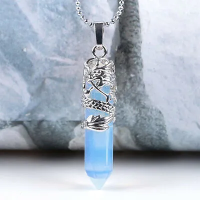 £2.96 • Buy Natural Quartz Crystal Chakra Healing Point Pendant Necklace Jewelry Hexagonal