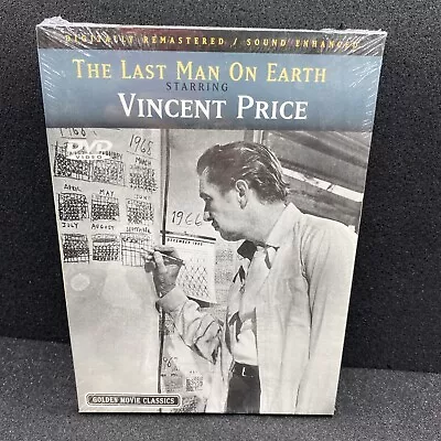 The Last Man On Earth! (dvd) Golden Movie Classics! Vincent Price. Sealed! • $4.50