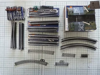 Lima Steel Track And Points Job Lot For N Gauge Model Train Set • £5.55