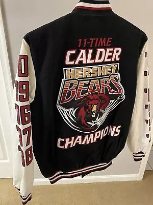 Hershey Bears AHL Calder Cup Champions Letterman Varsity Jacket Rare Men’s M • $185