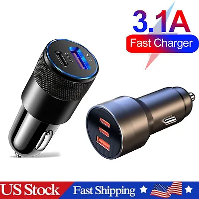 30W Fast Charge USB PD Type-C Car Charger Adapter For IPhone 15 14 13 12 Pro Max • $10.99