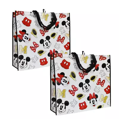 2-Pack Disney Minnie Mouse XL Premium Tote Bag Size 19  X 7.5  X 17.5  • $9.99