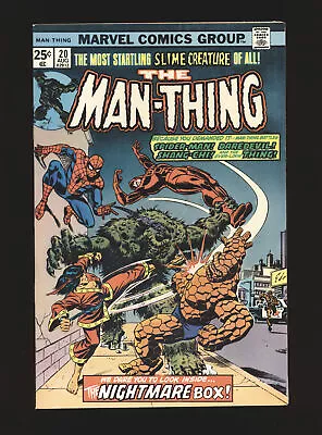 Man-Thing # 20 - Spider-Man Cameo VF+ Cond. • $3