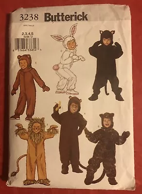Costume Jumper Sz 2345  Bear Lion Monkey Rabbit Cat Halloween Cut Pattern • $4.99