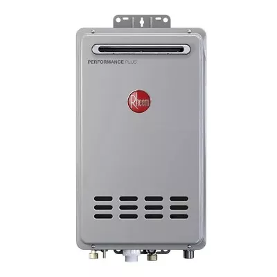 $750 • Buy Rheem Performance Plus Outdoor 9.5 GPM  Tankless Water Heater Natural Gas