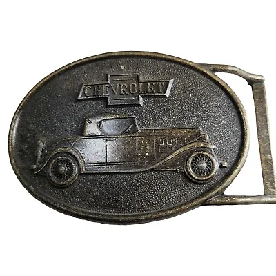 Chevrolet Belt Buckle Chevy Car Truck Automobile Rodeo Western Vintage • $9.99