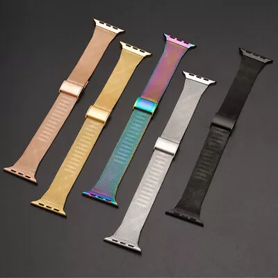 $16.99 • Buy Milanese Strap Band Apple Watch Band IWatch Series 7 6 5 4 3 2 1 40 44 41 45mm