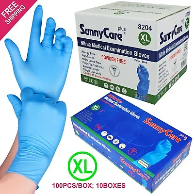 1000 SunnyCare #8204 Nitrile Exam Gloves Chemo-Rated (Powder Free Vinyl Latex)XL • $38.99
