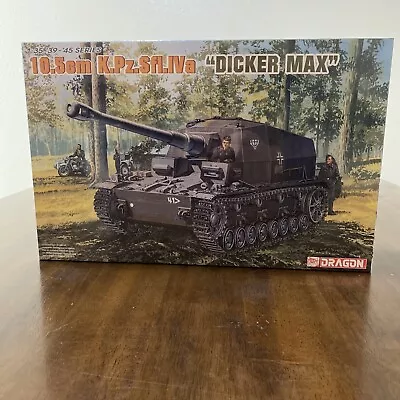 DRAGON 1/35 Model Kit  # 6357 10.5cm K.Pz.Sfl.IVa  Dicker Max  NEW US Seller • $50