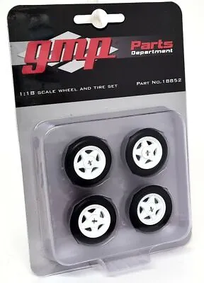 GMP 1/18 - Ford Mustang Turbine Wheel Set 1993 White Model Cars Diorama • $58.45