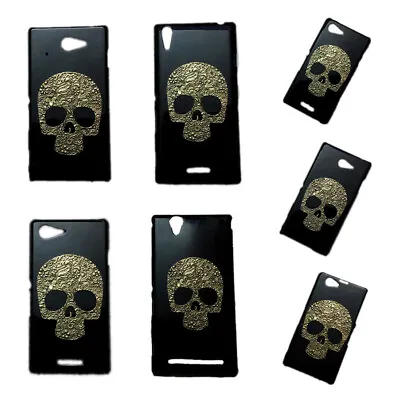 Case For Sony Xperia 5 XA Ultra XZ Z1 Z2 Z3 Z4 Z5 3D Retro Skull Back Hard Cover • $9.24