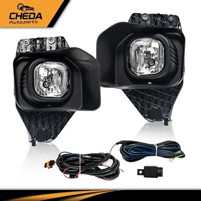 Clear Driving Fog Light + Wiring+Bezel Fit For 2011-16 Ford F250-F550 Super Duty • $34.99