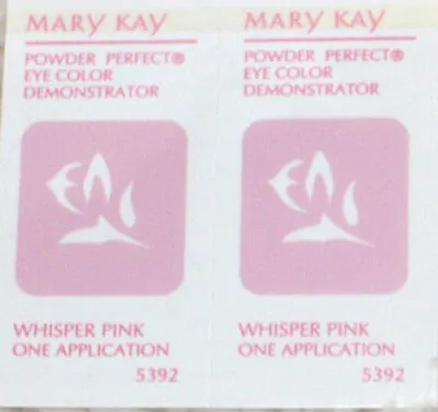 2 Mary Kay Whisper Pink Eye Shadow Light  • $8.37