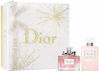 Lovely Gift Set Dior Miss Dior 50ml + 75ml Miss Dior Body Milk Pour Le Corps • £89