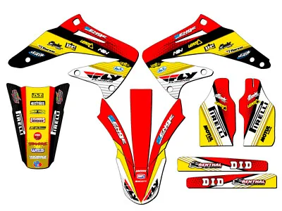 2002-2004 CRF 450R RICOCHET Yellow Senge Graphics Kit Compatible With Honda • $154.99