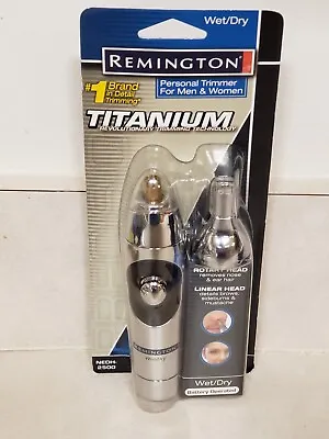 Remington Titanium Personal Trimmer Men & Women NEDH-2500 Wet/Dry Battery - NEW • $30.66