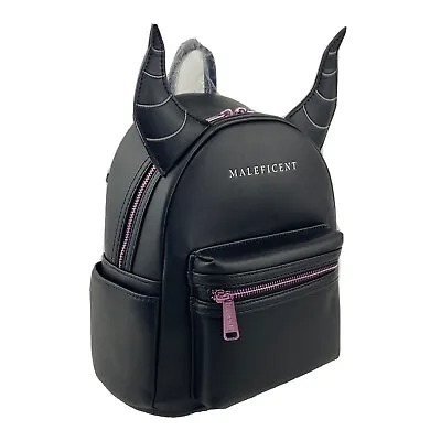 Loungefly Maleficent Mini Backpack Sleeping Beauty Minimalist Cosplay Horns Vine • $129.97