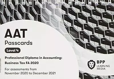 AAT Business Tax FA2020: Passcards • £4.75