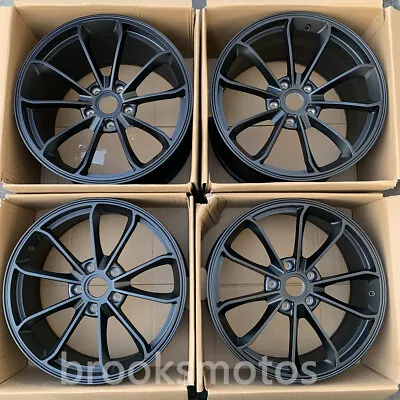 17  New Satin Black Gt3 Style Forged Wheels Rims Fit Porsche 911 930 17x7 17x9 • $1699