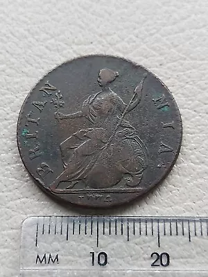 A 1774 George III Half Penny Coin • £4