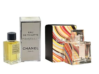 £26.99 • Buy Ladies Womens Miniature Perfume Gift Travel X2 Chanel Cristalle Paul Smith