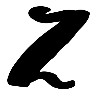 Z Monogram Letter Initial Blossom Font Vinyl Decal Sticker A1573 • $2.25