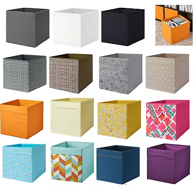 IKEA Drona Storage Box Shelf KALLAX Unit Toy Organiser Expedite Folding Fabric • £10.99