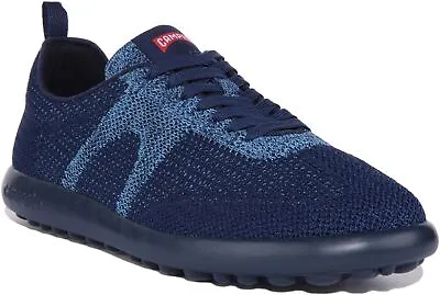Camper Pelotas XLF Xlite Mens Lace Up Casual Trainer In Navy Blue Size UK 7 - 12 • £79.99