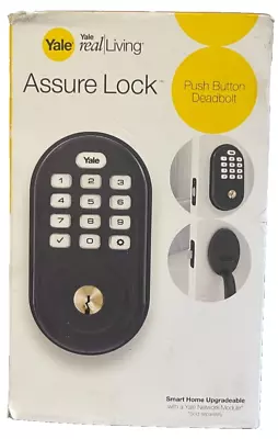Brand New Yale YRD216-ZW2-0BP Assure Lock Smart Keypad Deadbolt With Z-Wave Plus • $169.99