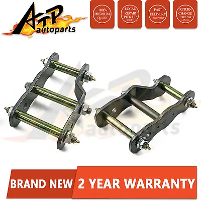 2  Inch Rear Extended Lift Up Greasable Shackles Fit Hilux Revo N80 2015-ON 4WD • $82