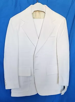 Nice Vintage White Pants/suit Jacket Combo • $29.99