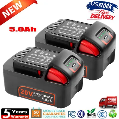 2Pack For Ingersoll Rand IQV20 BL2012H 5.0AH 20V Lithium Ion Battery Power Tools • $72.99