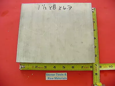 1-1/2  X 8  X 6.7  ALUMINUM 6061 FLAT BAR SOLID T6511 New Mill Stock Plate 1.50  • $65.66