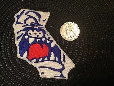 $5.95 • Buy Fresno State University Bulldogs Embroidered Iron On Patch 3” X 2”