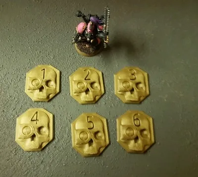 Wargames Skull Objective Markers • £3.50